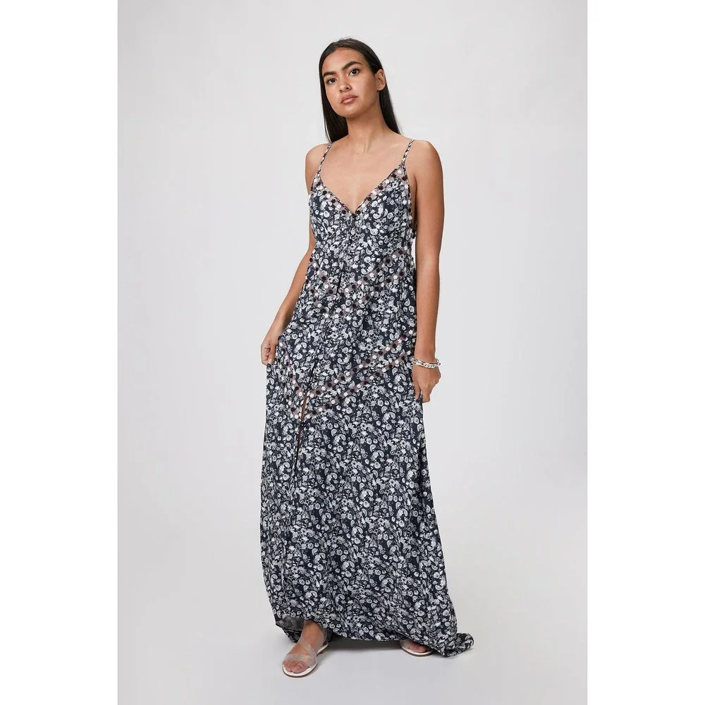 LONG FLORAL DRESS - Picture 6 of 6